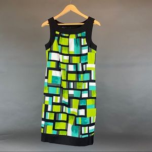 AGB Dress Multi-Color Career Dress